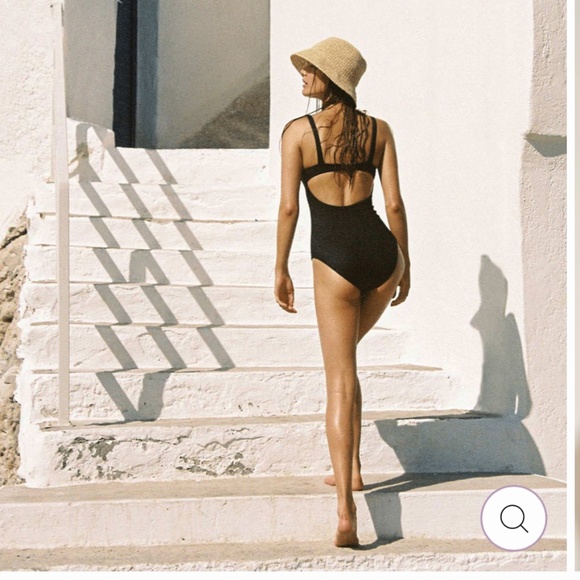 Vitamin A~Cannes Woven Straw Bucket Hat main image 5